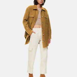 Wilfred Free The Ganna™ shirt jacket cairo gold women's size XS